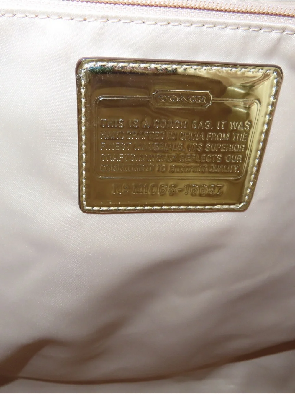 Coach Multicolor Signature Tote with Silver Accents and Pink Straps